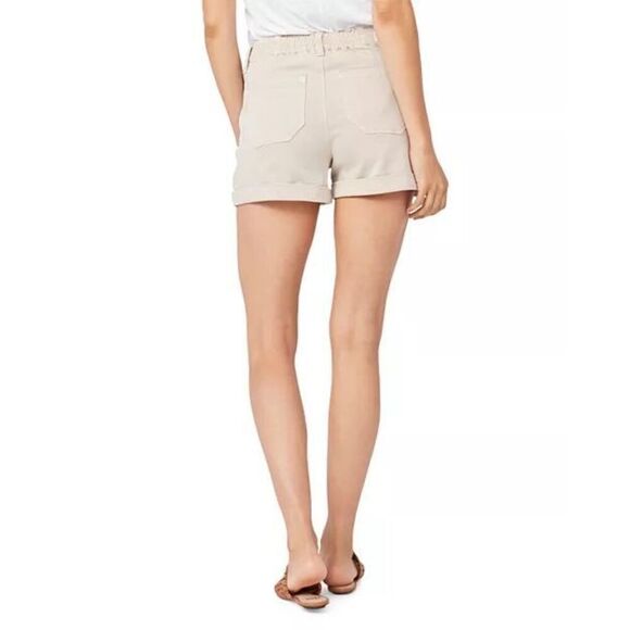 Paige Christy Shorts Tan Size 26 Drawstring Waist - Picture 2 of 13